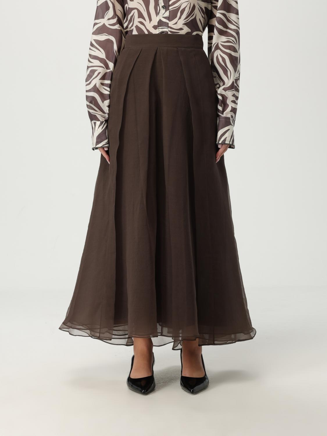 [Brunello Cucinelli] Long skirt FW25 MP940G3875 C4222
