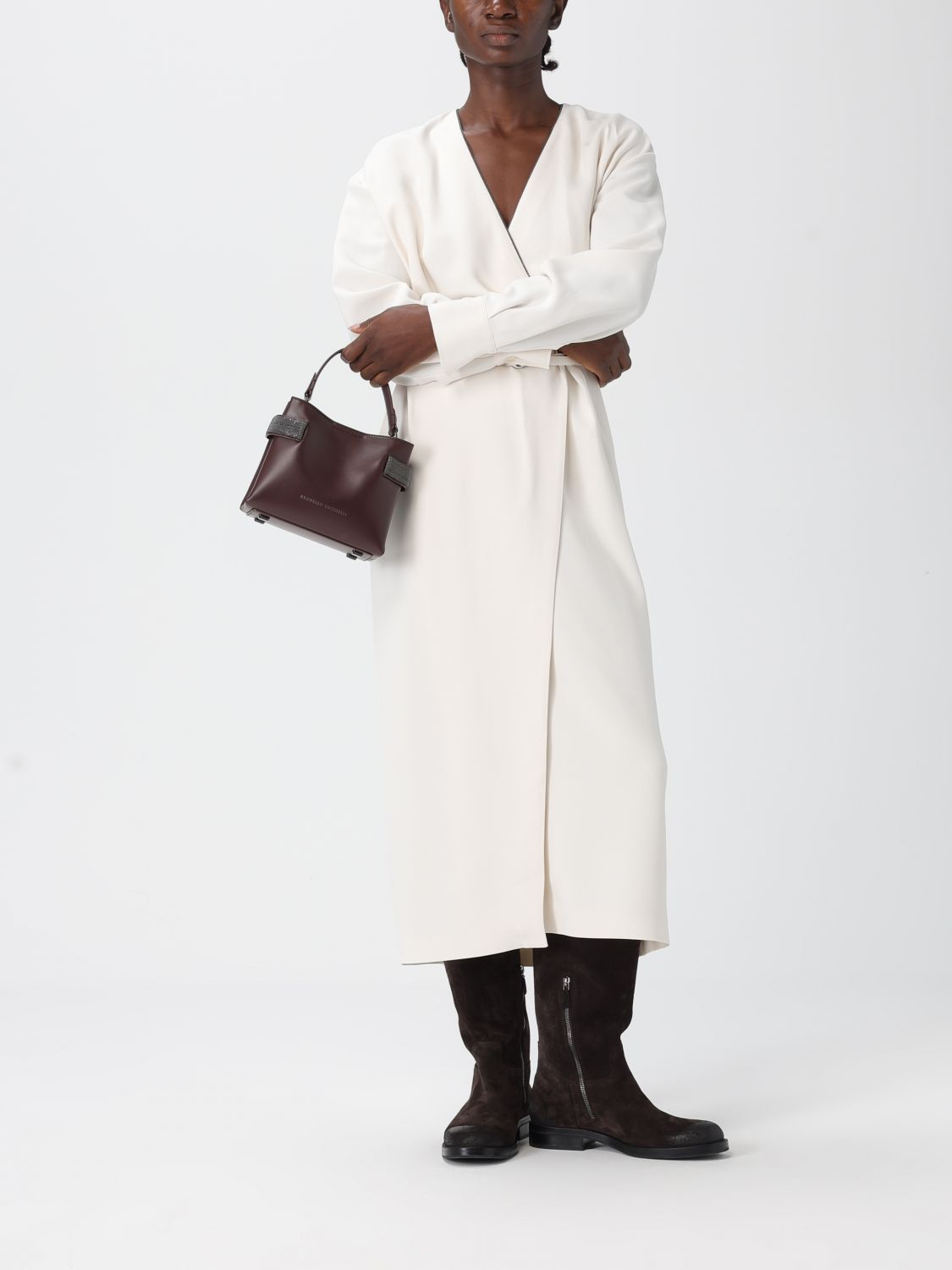 [Brunello Cucinelli] Long sleeve dress FW25 MA029A5415 C7936