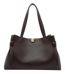 [YUZEFI] Tote bag FW26 GYOZA TOTEPEBBLE GRAIN LEATHERL038
