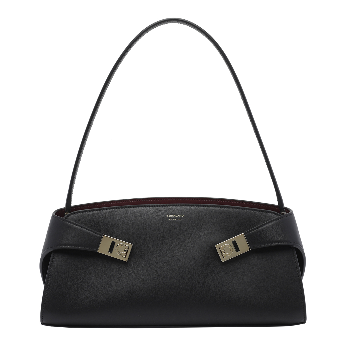 [Salvatore Ferragamo] Bag FW26 79520821A712NERO/BORGOGNA