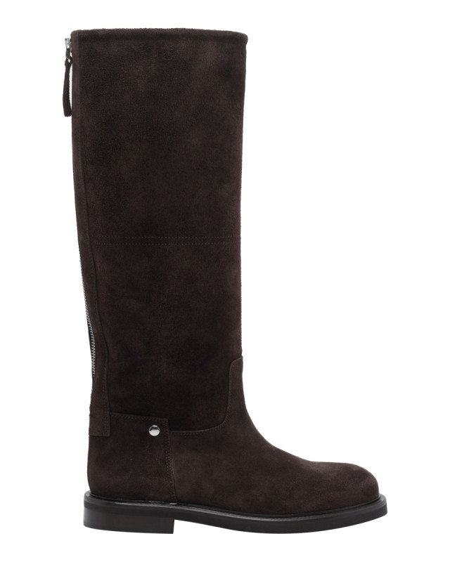 [Poeve] Ankle Boots FW26 EV01ZIPTESTA DI MORO