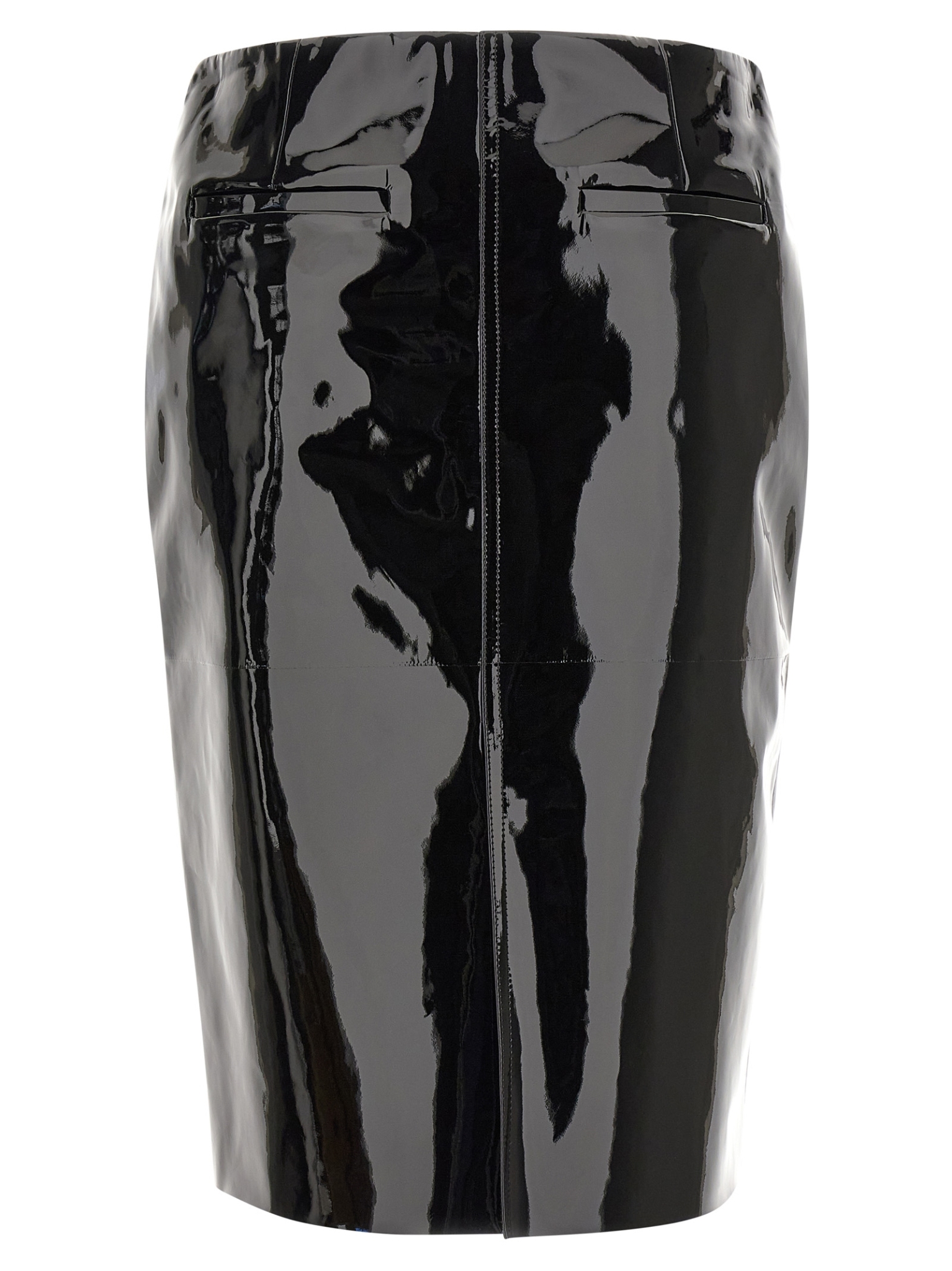 [Ferragamo] Midi skirt FW26 793103BLACK