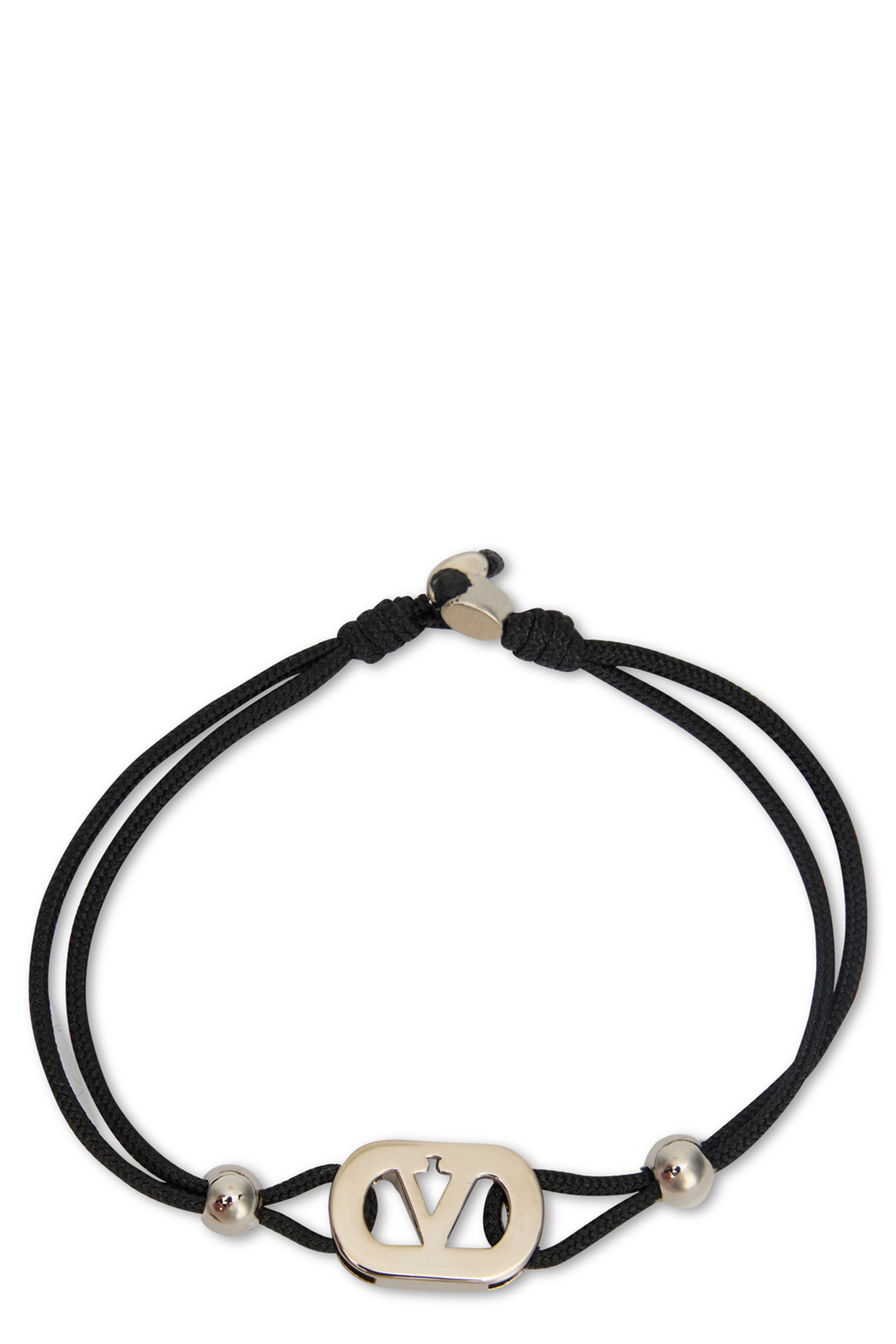 Bracelet with metallic logo