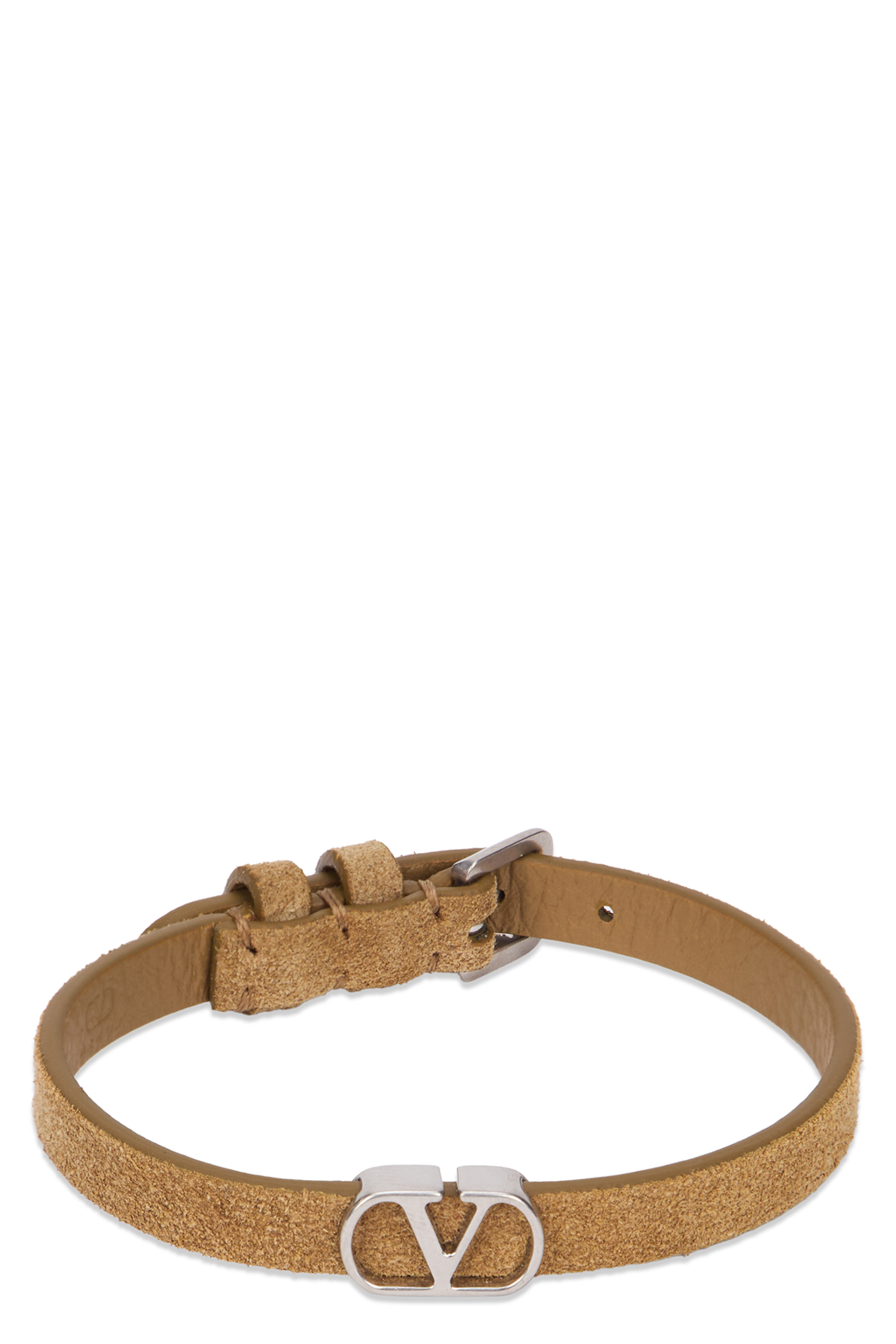 Adjustable leather bracelet