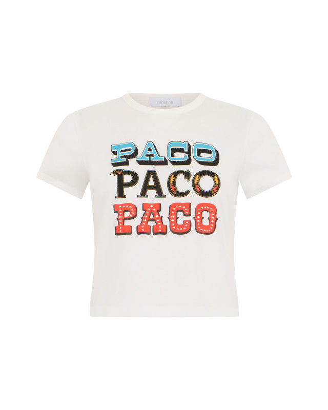 T-shirt with graphic "PACO"