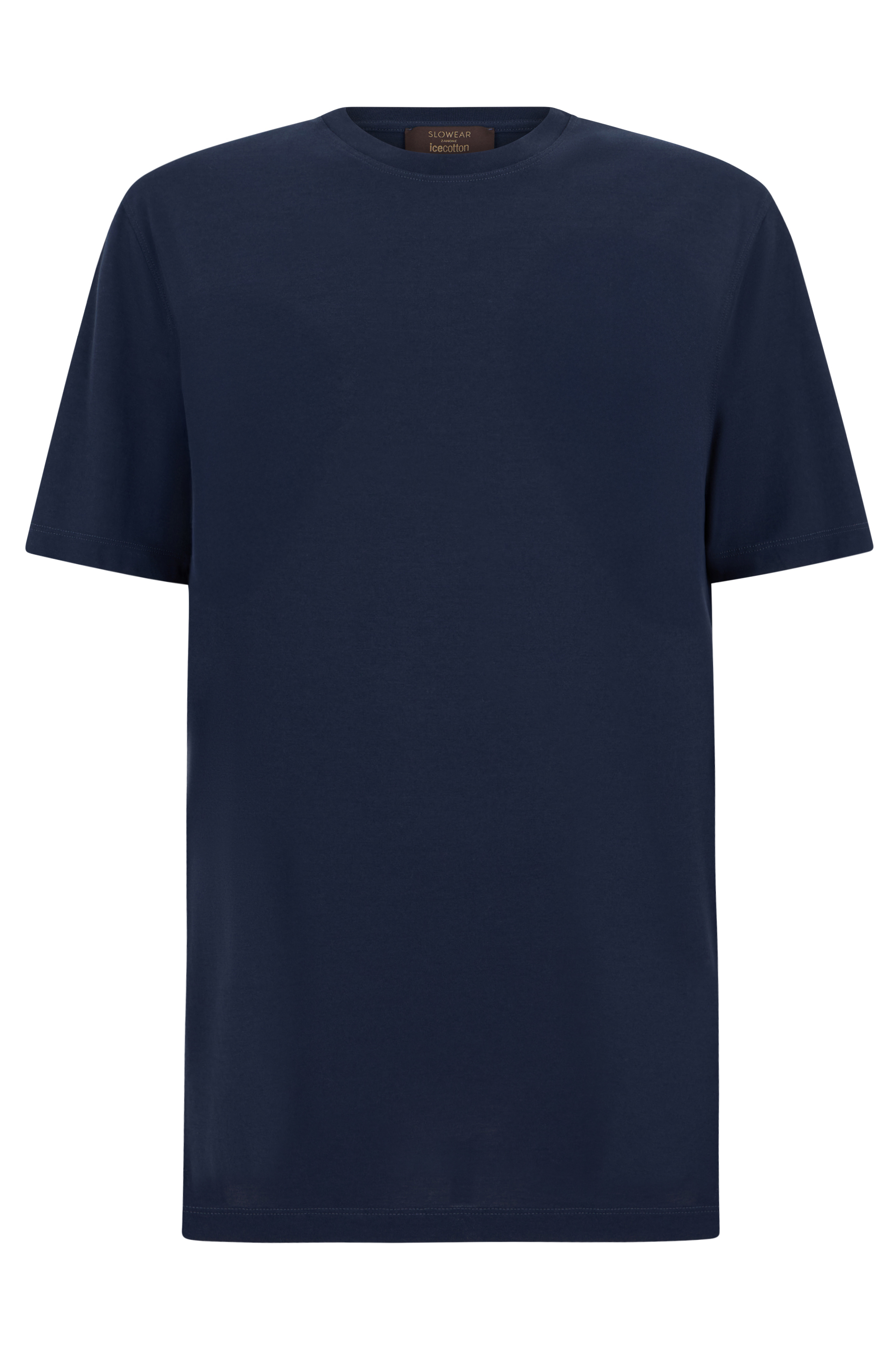 Dark blue T-shirt in cotton