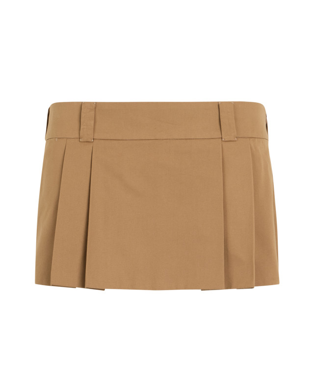 Short pleated skirt