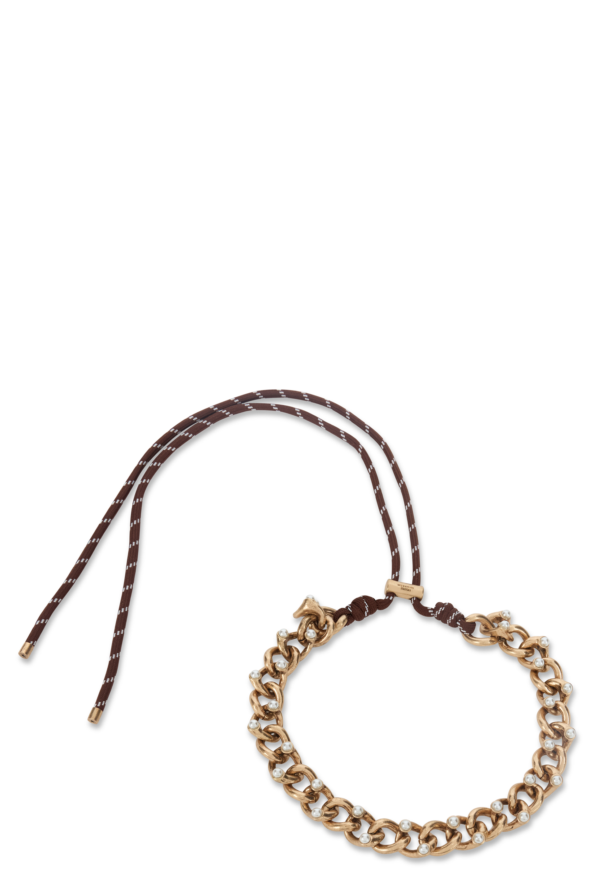 Chain and cord necklace