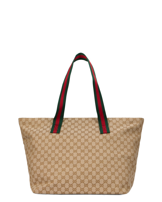Monogram canvas tote bag