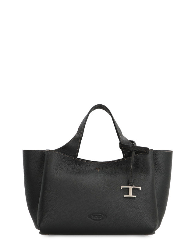 Leather mini handbag