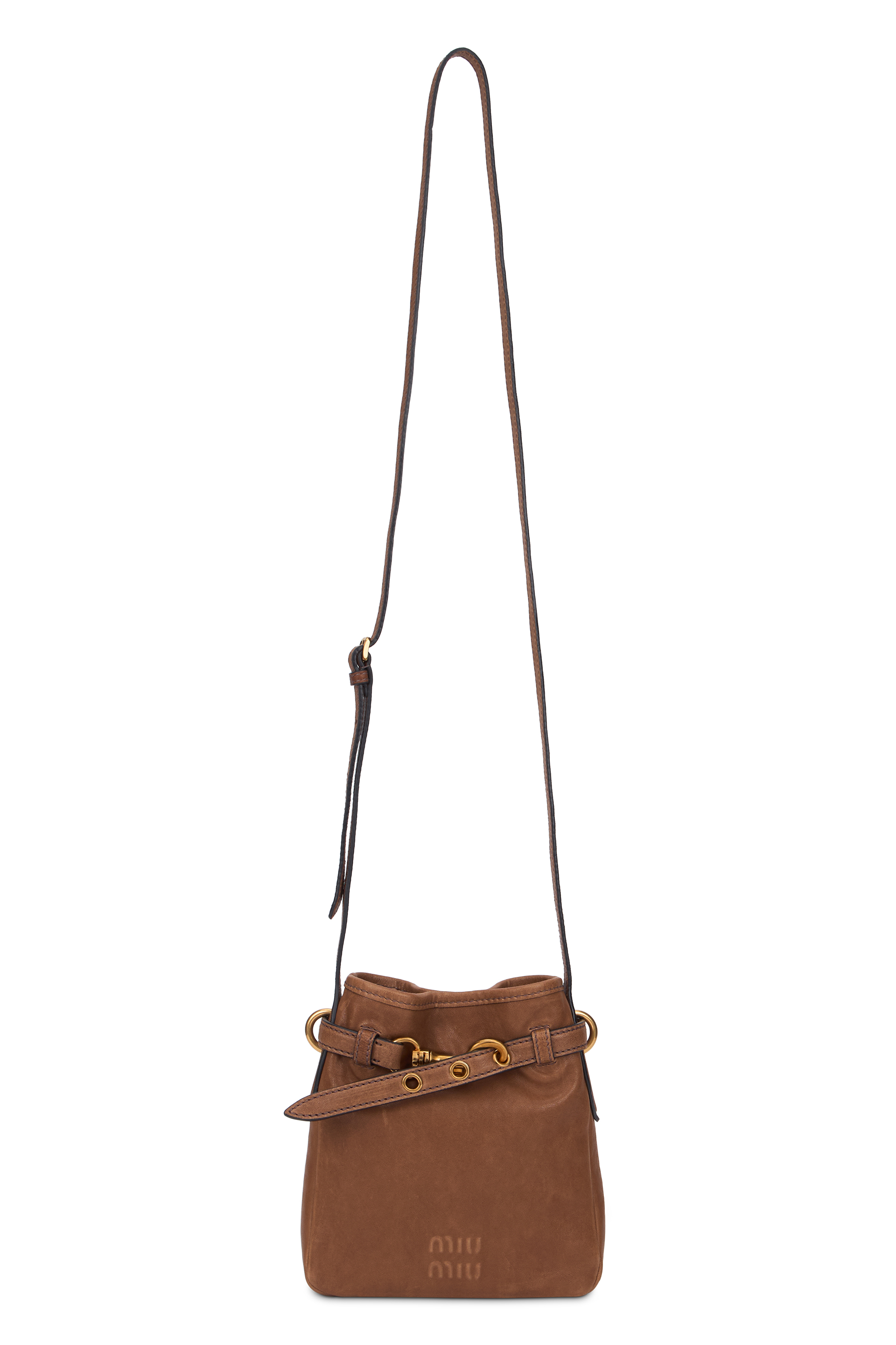 Nappa shoulder bag