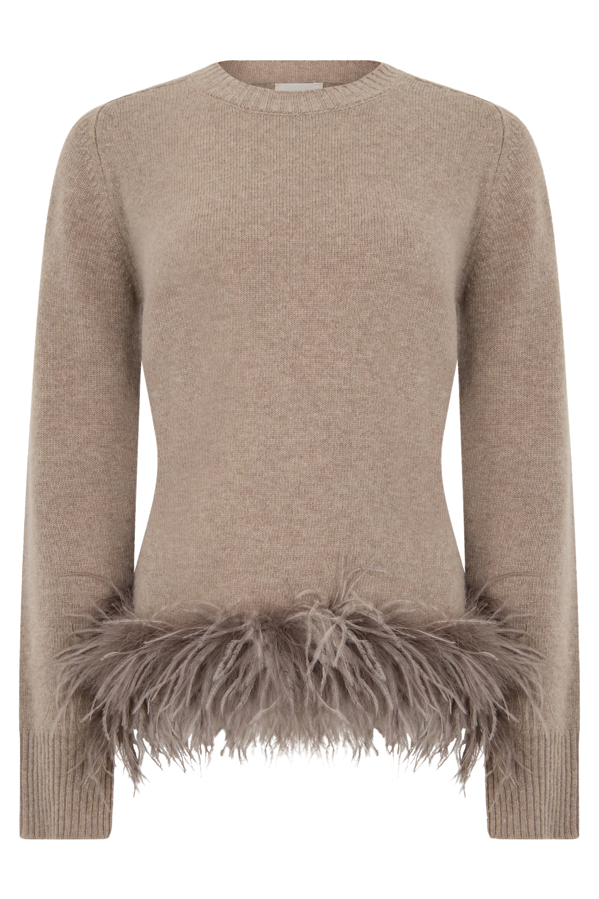 Sweater with frayed details
