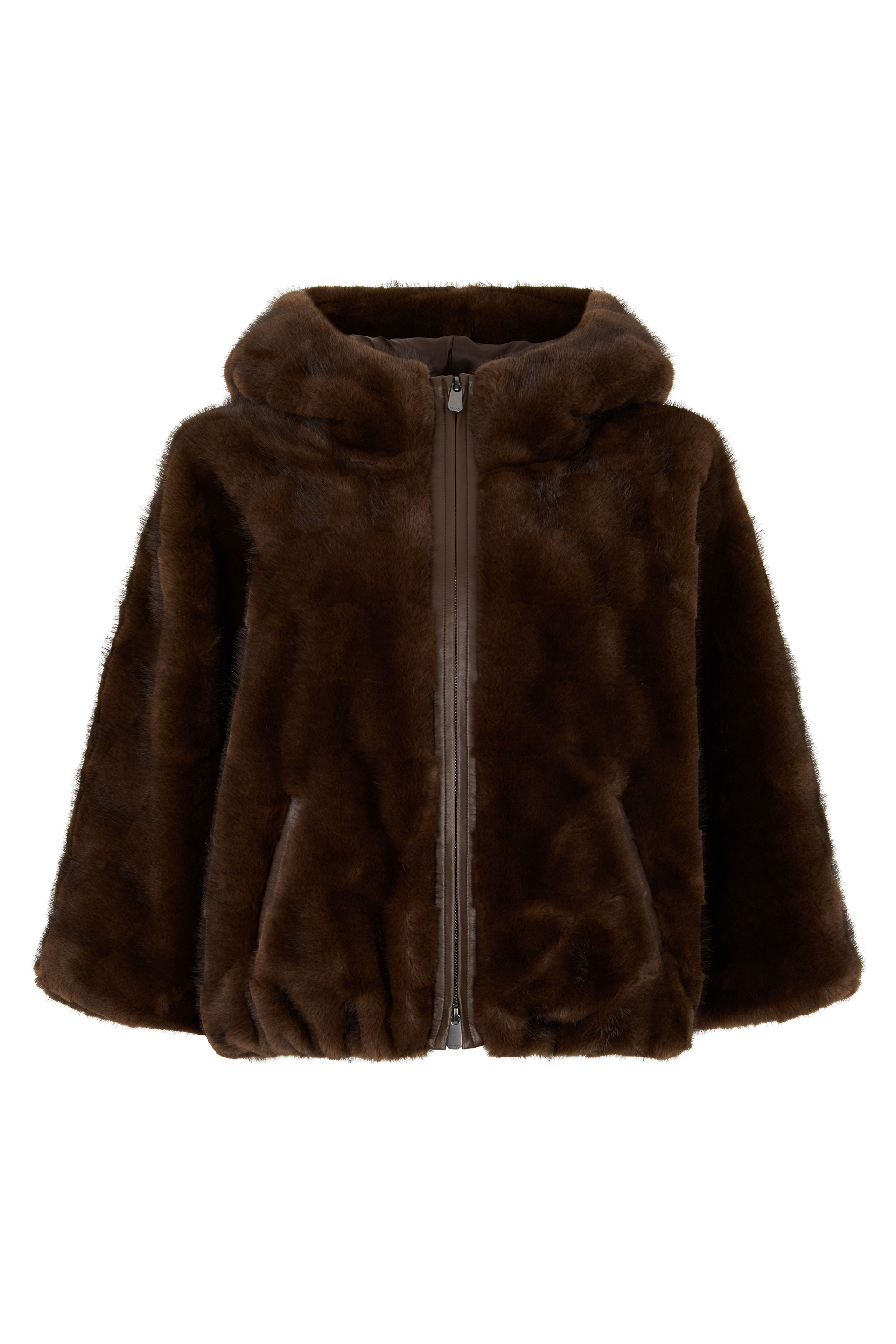 Eco-fur with Hood