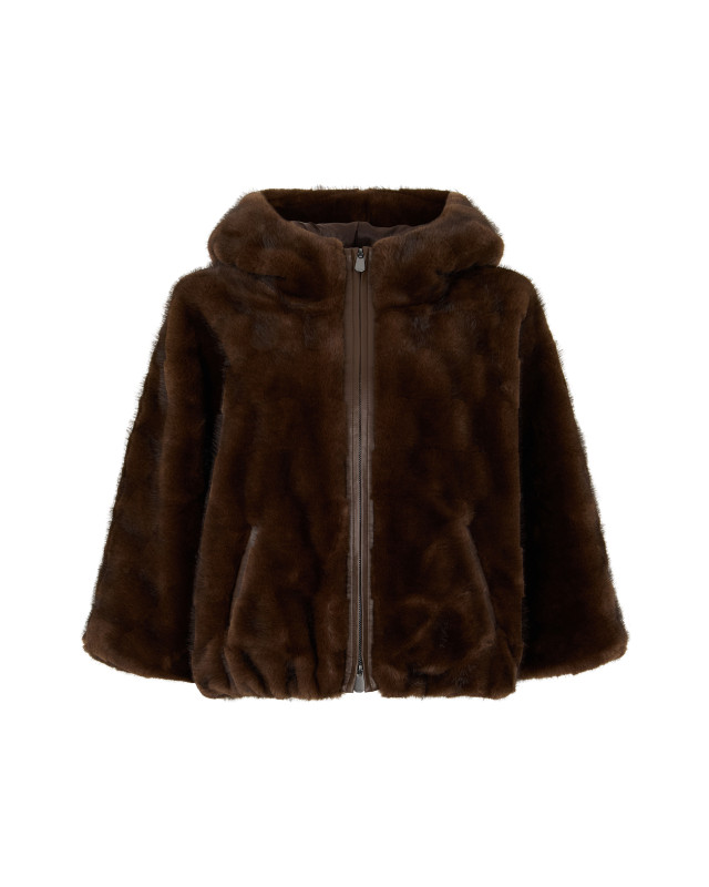 Eco-fur with Hood