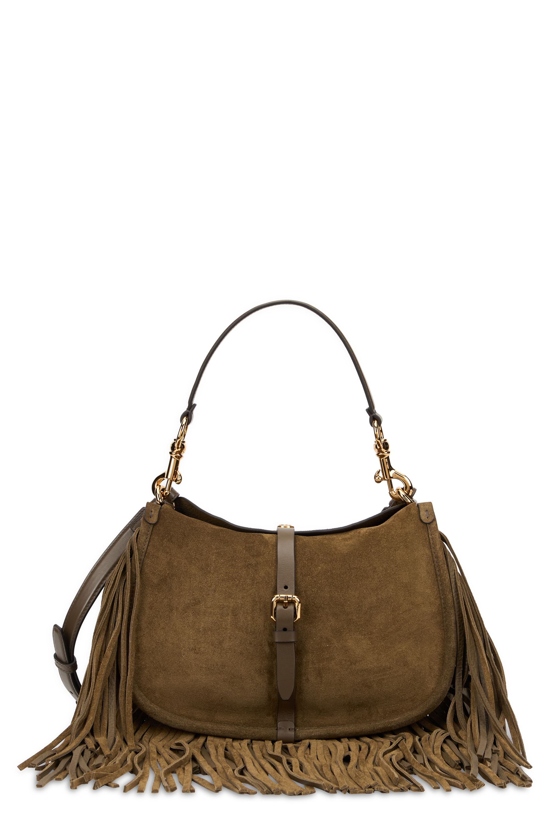 Fringe shoulder bag