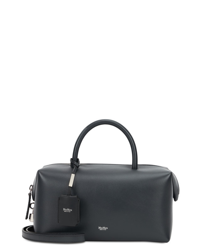 Handbag with handles and shoulder strap