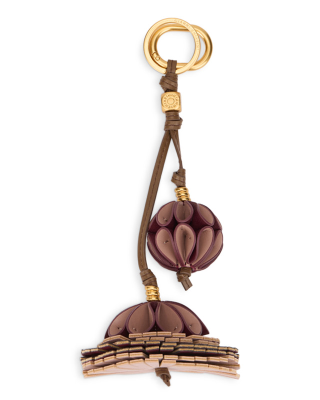 Leather keychain