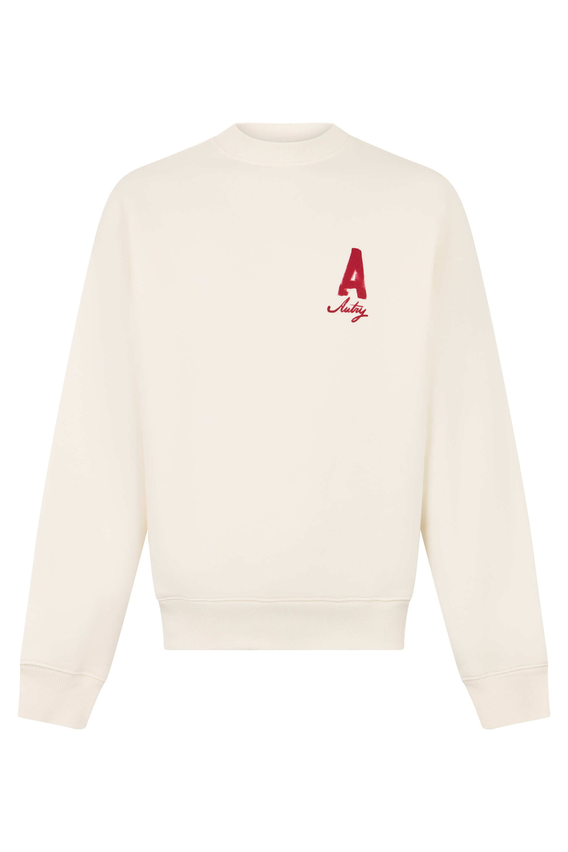 Cotton sweatshirt with printed logo