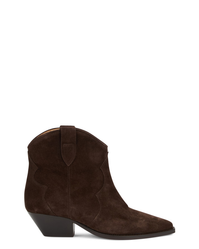 Ankle boots in suede