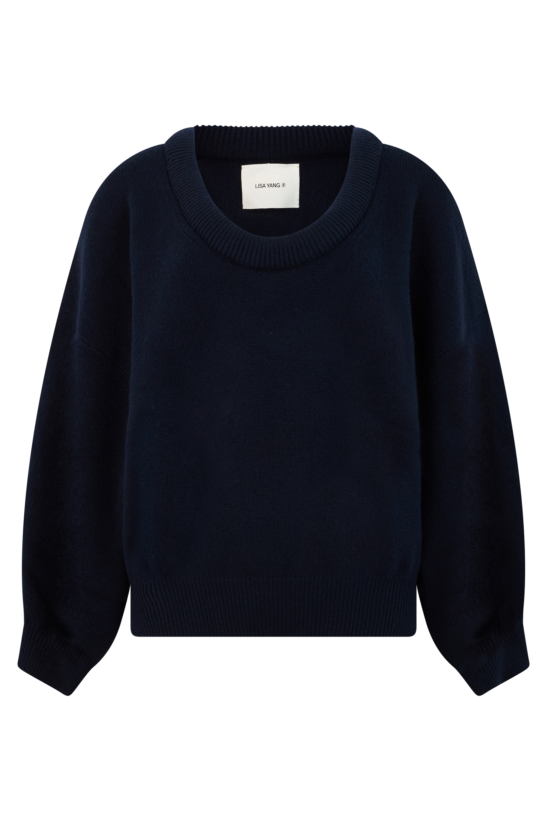 Oversized sweater in cashmere