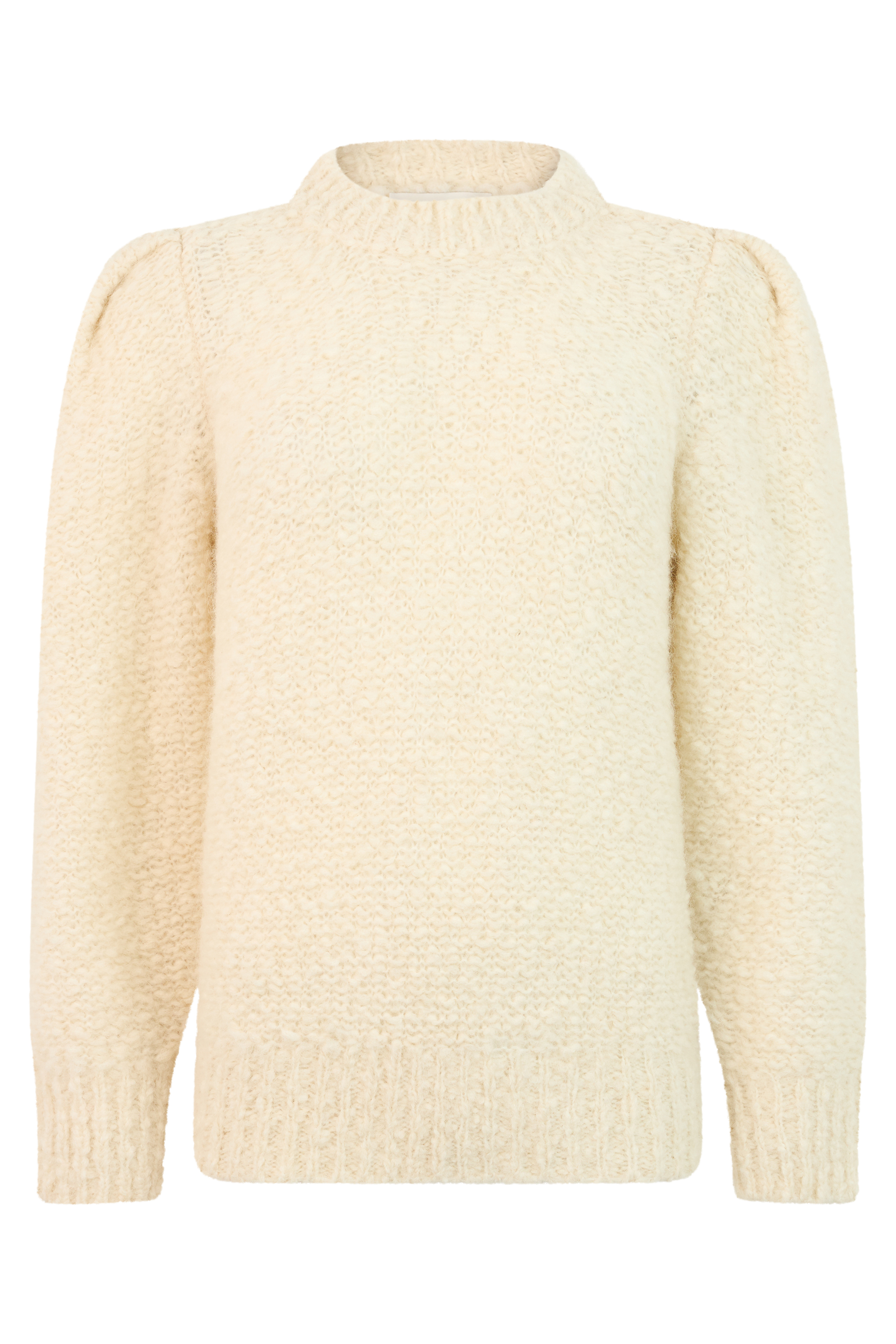 Sweater with balloon sleeves