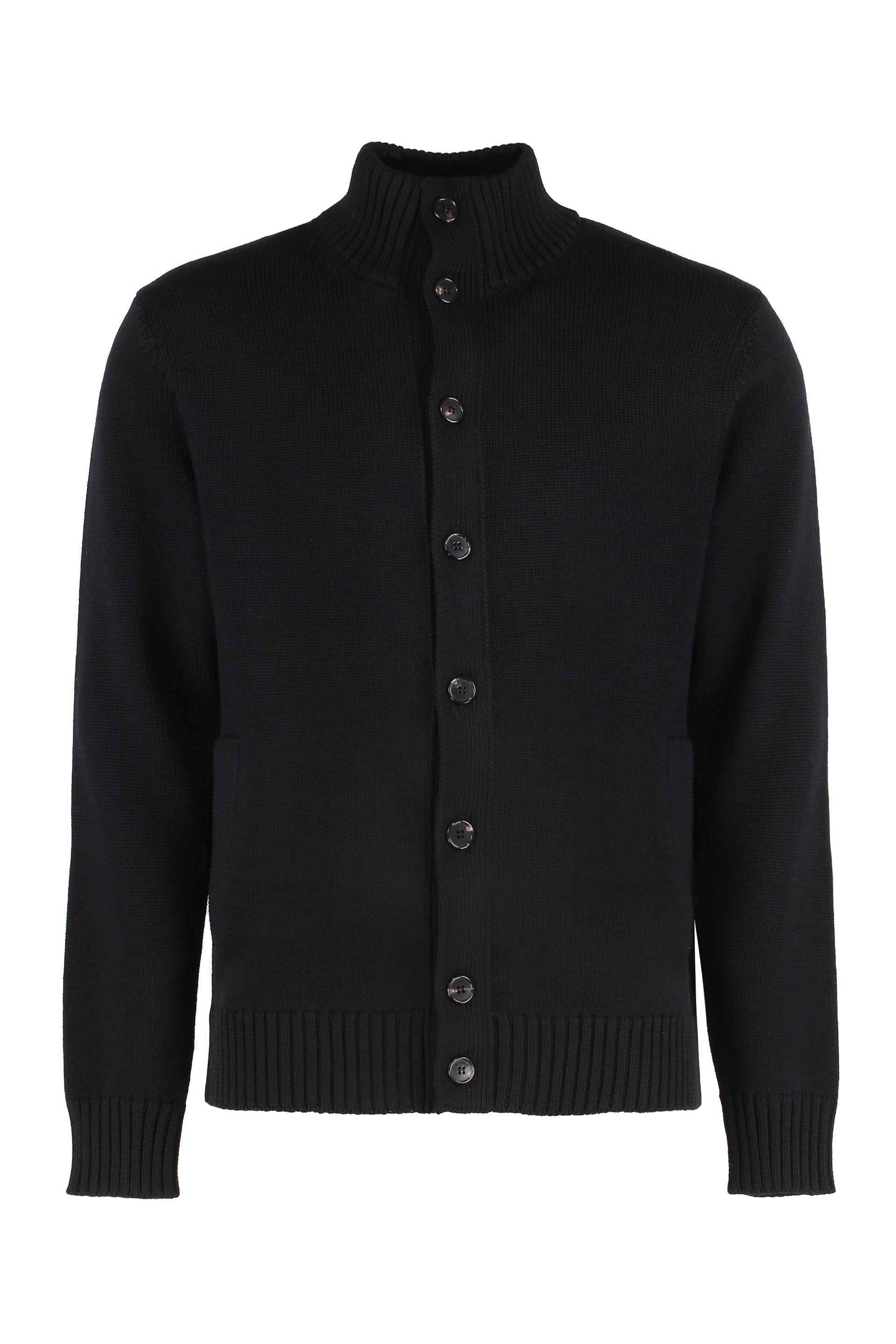 Cardigan in virgin wool