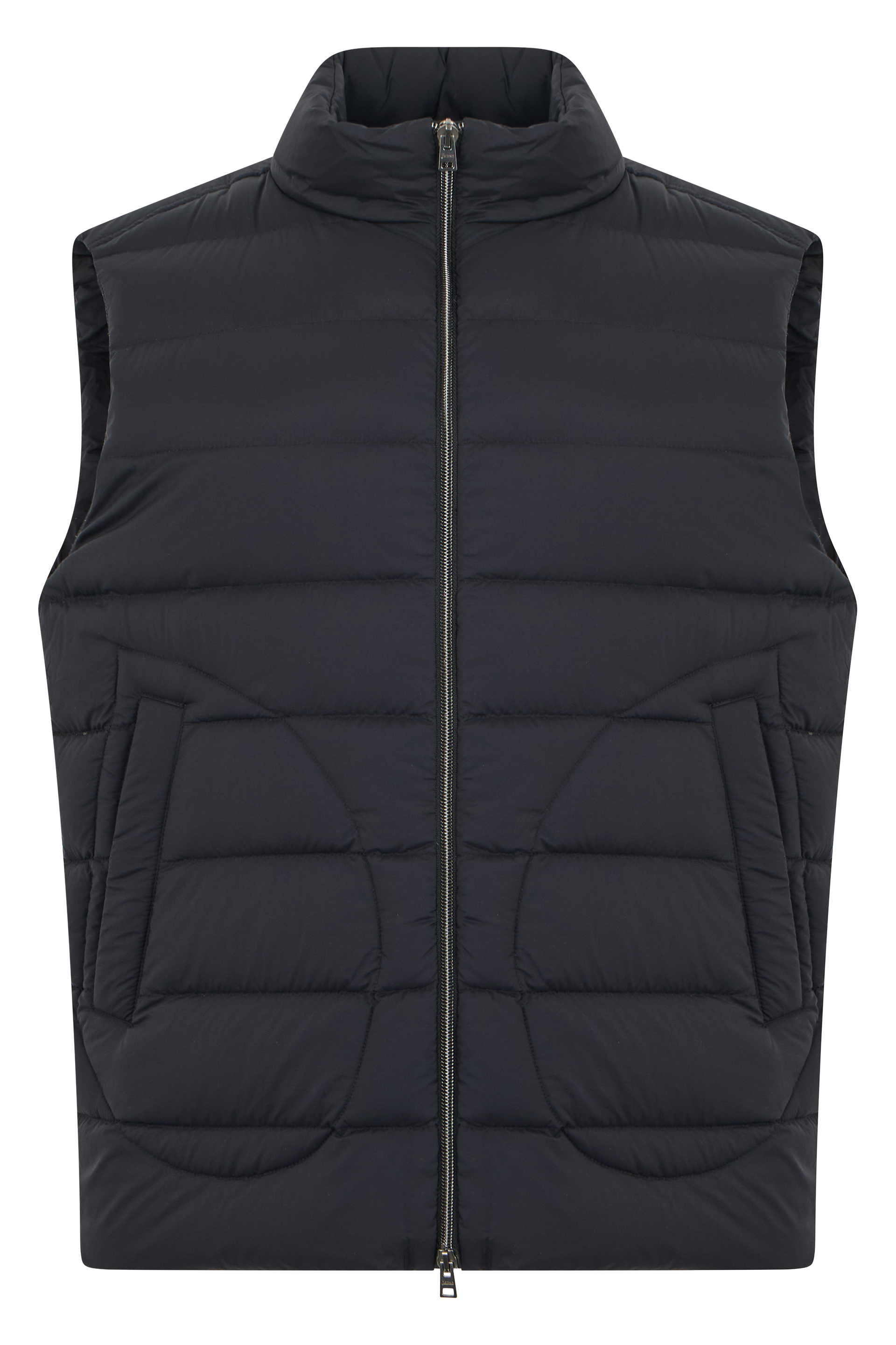 Padded gilet with zip