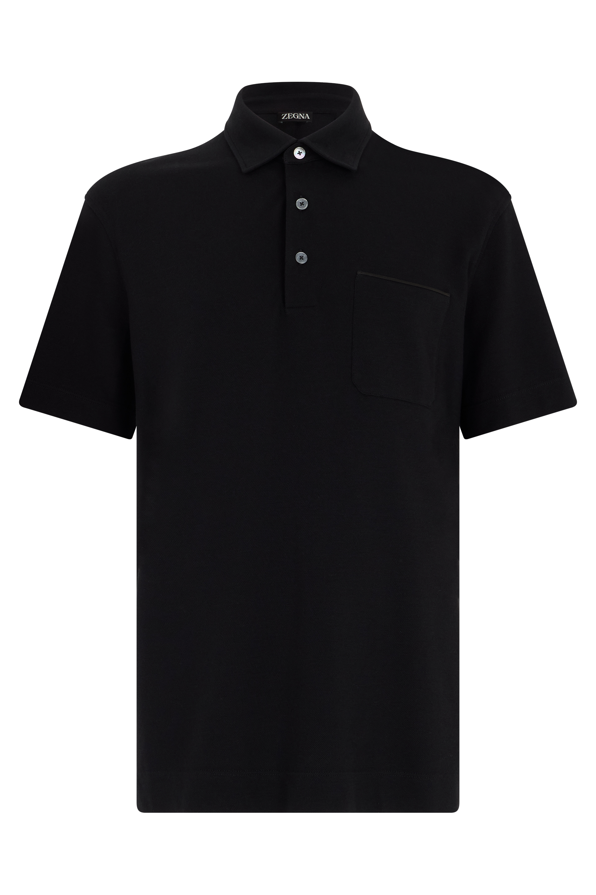 Short sleeve polo in cotton