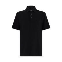 Short sleeve polo in cotton