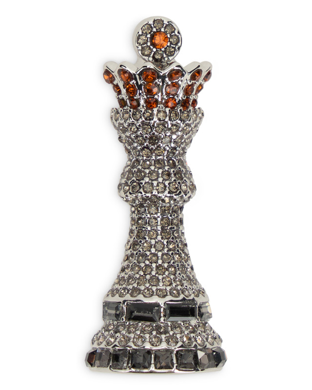 Chip-shaped pin