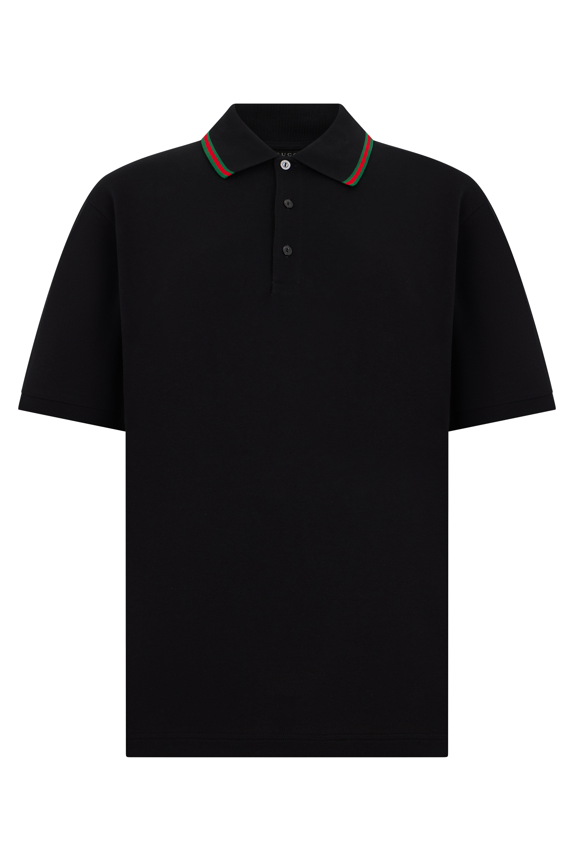 Short-sleeved polo with web band