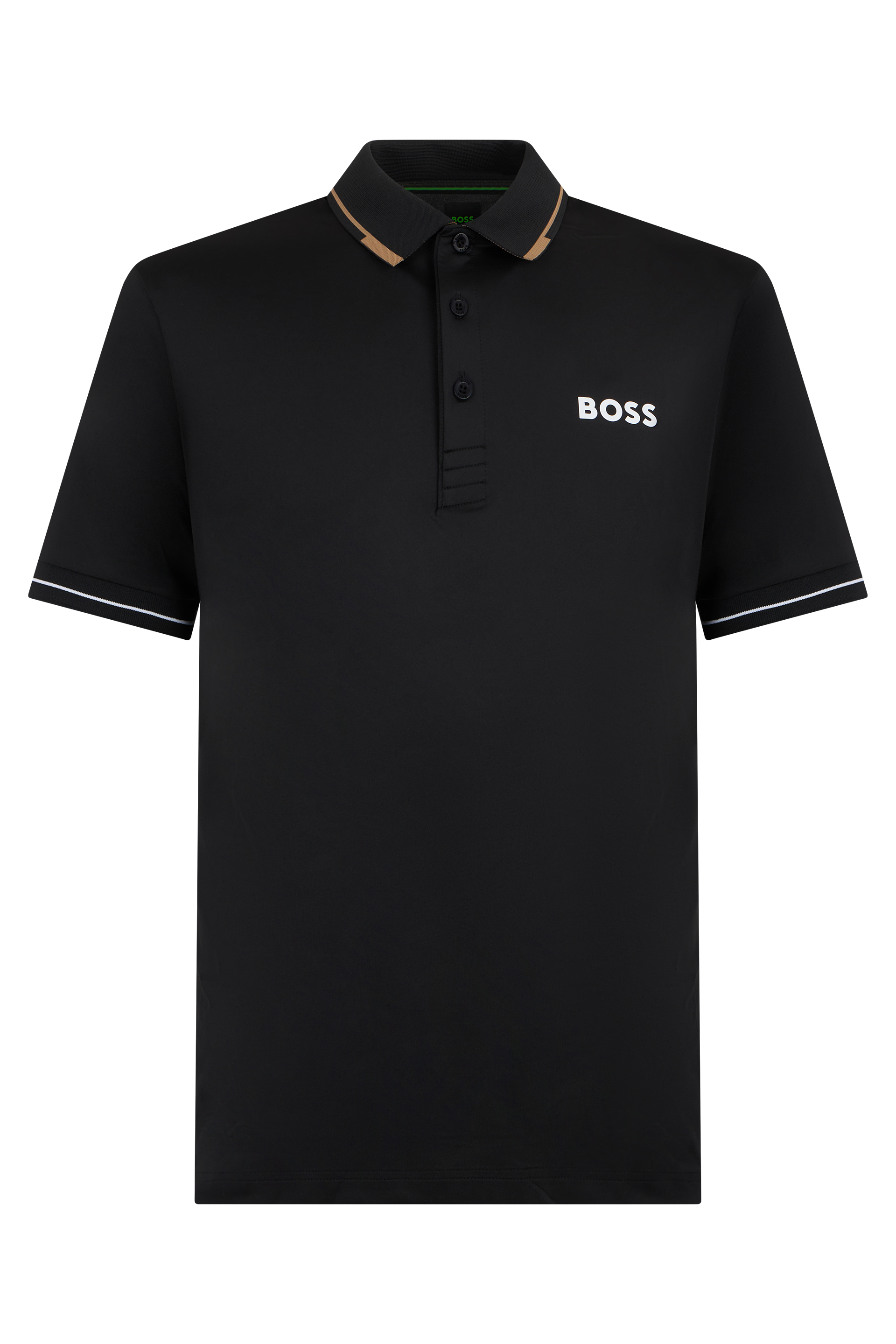 Pique cotton stretch polo