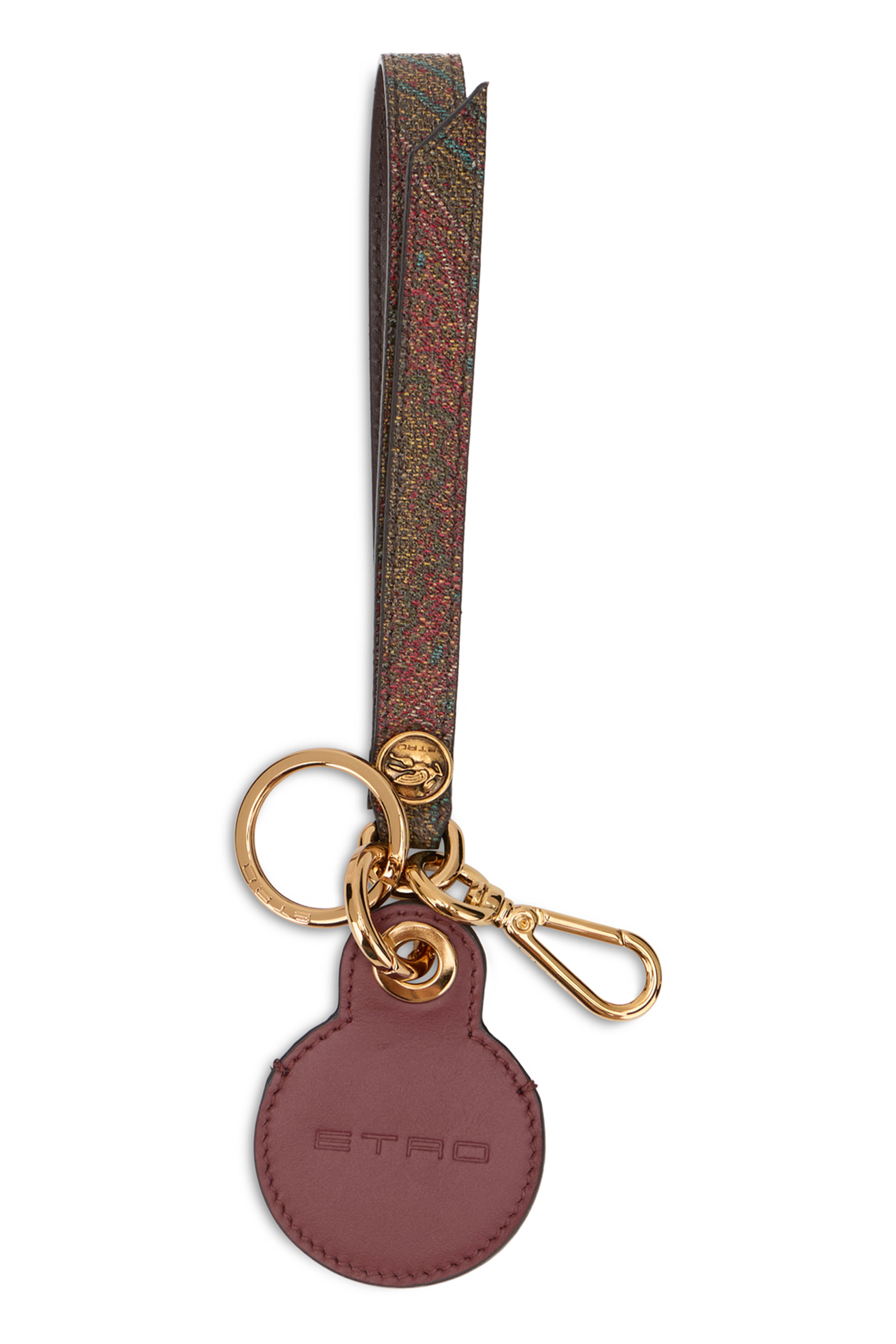 Keychain with paisley print