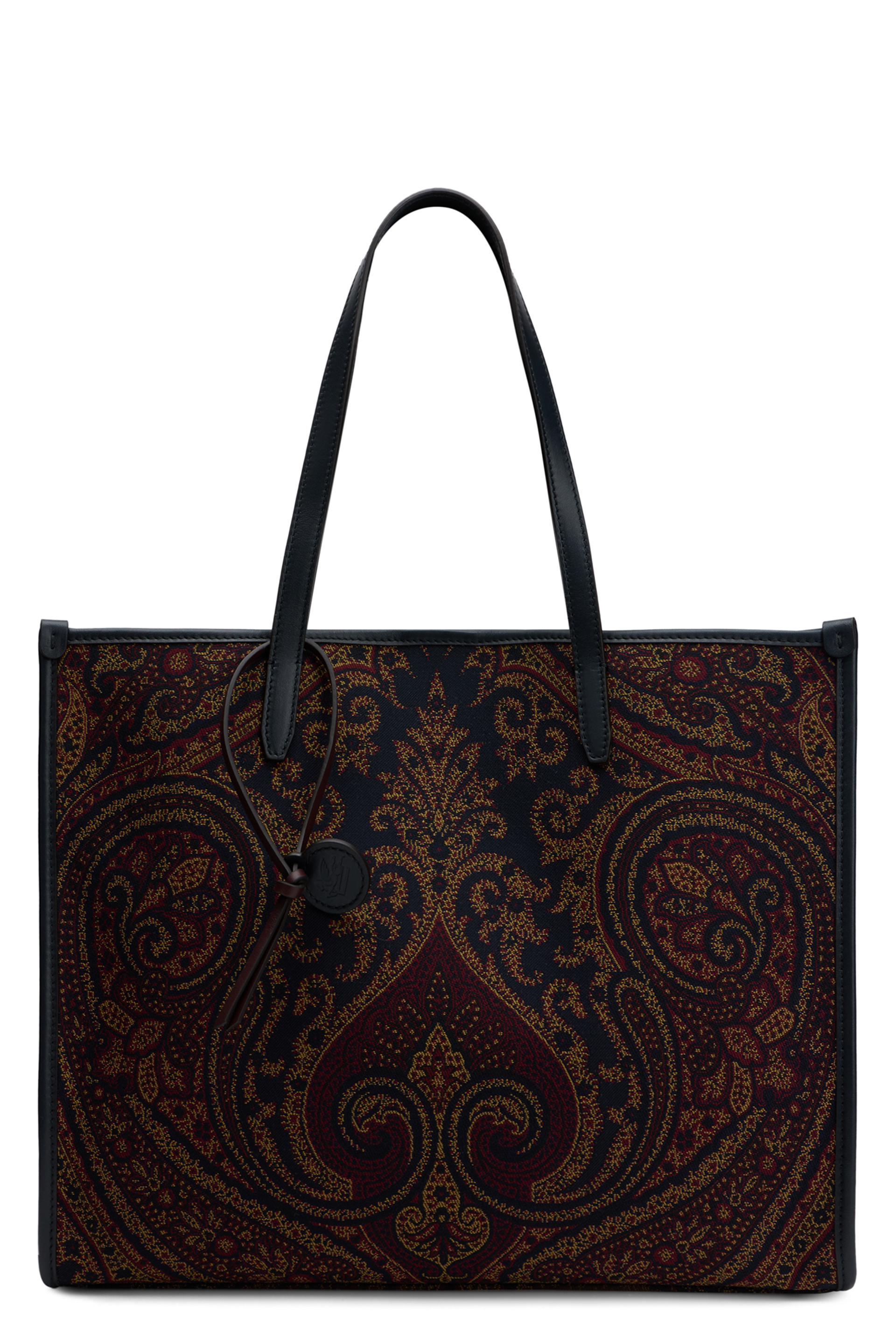 Tote bag with paisley pattern