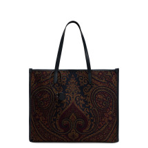 Tote bag with paisley pattern