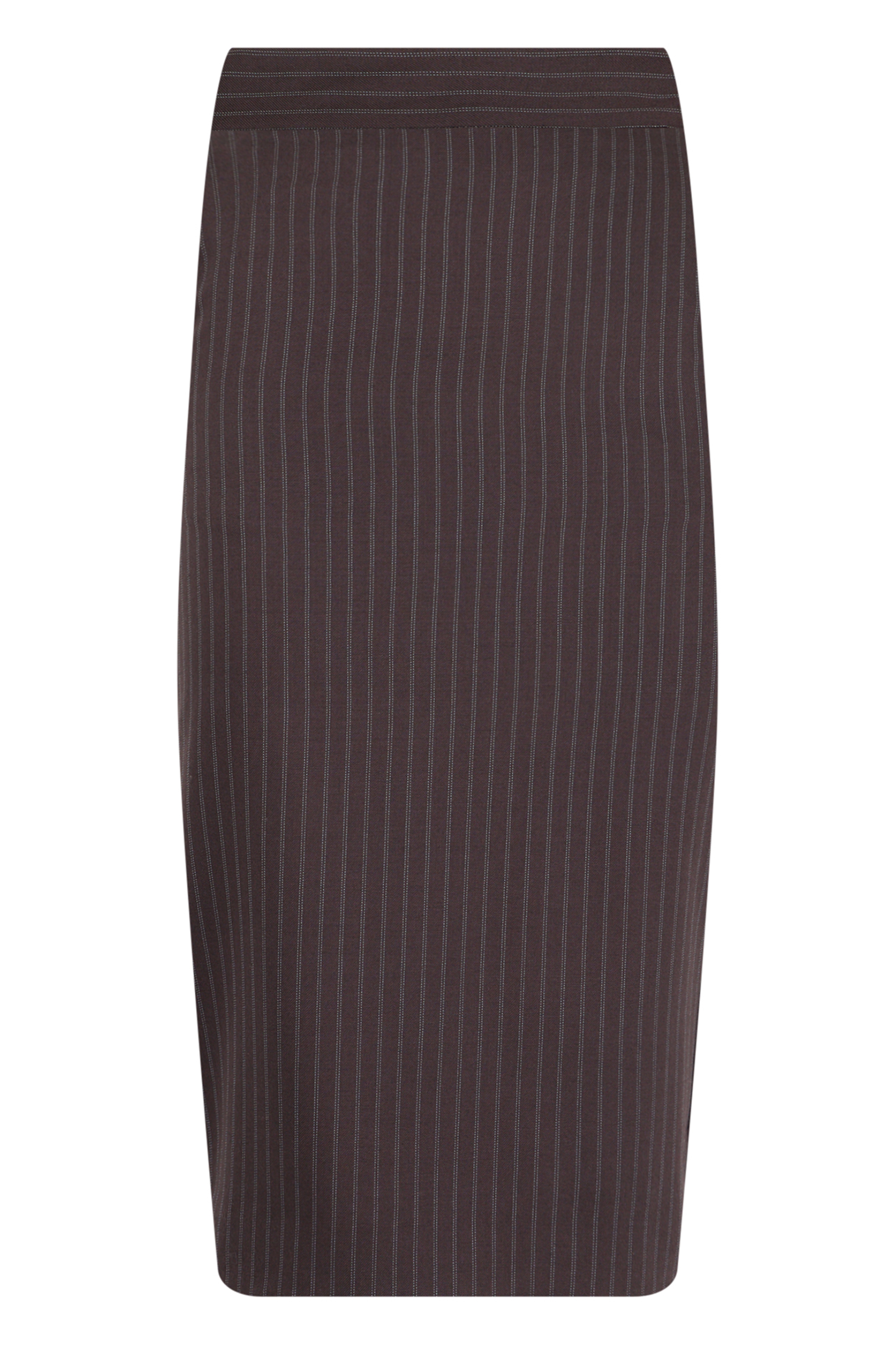 Fitted midi skirt