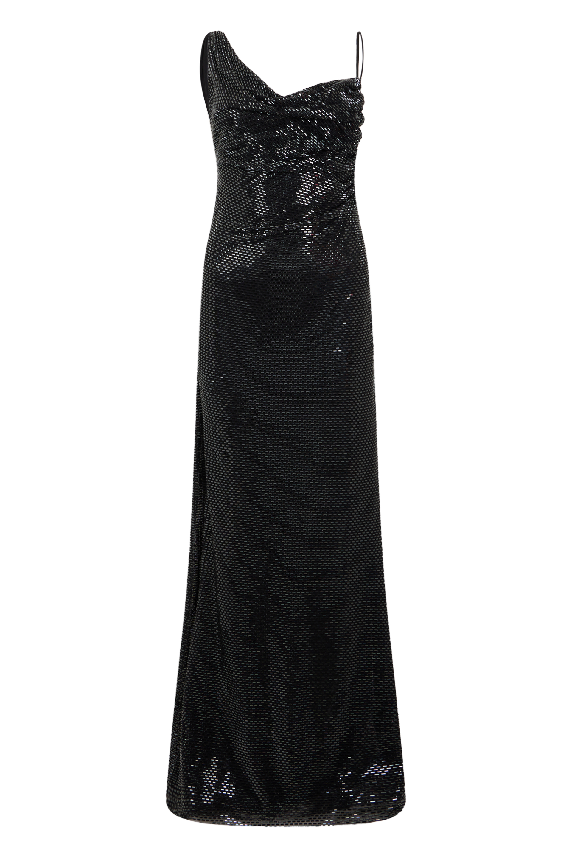 Long dress with rhinestones