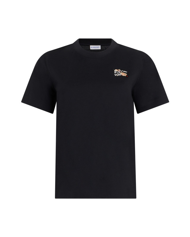T-shirt with tartan detail