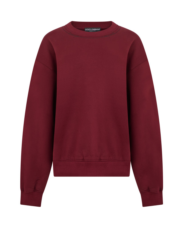 Crew neck sweatshirt with long sleeves