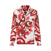 Long-sleeve shirt with pattern