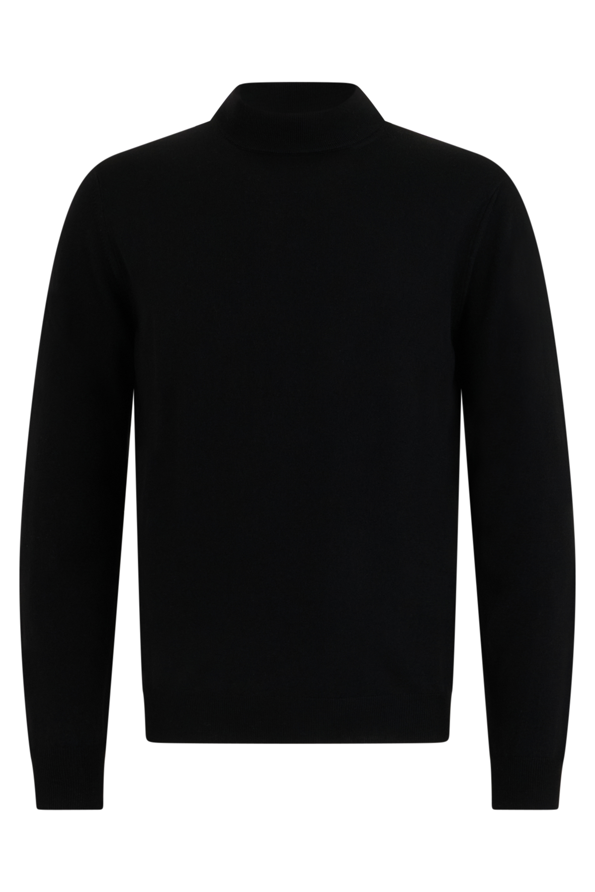 Sweater with raised collar