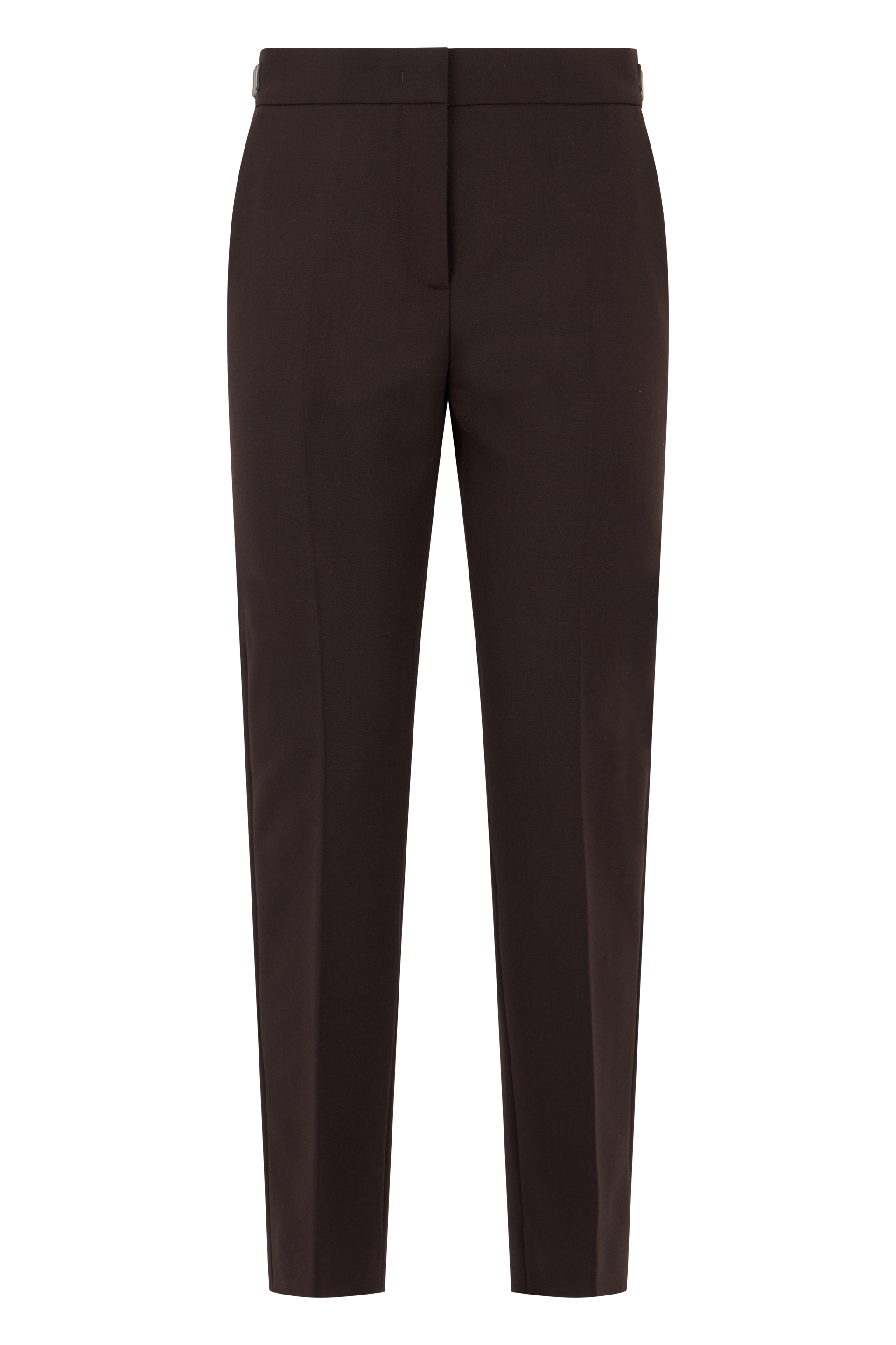 Slim pants with pleats