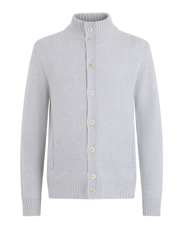 Cardigan in virgin wool