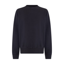 Cotton sweatshirt with embroidered logo