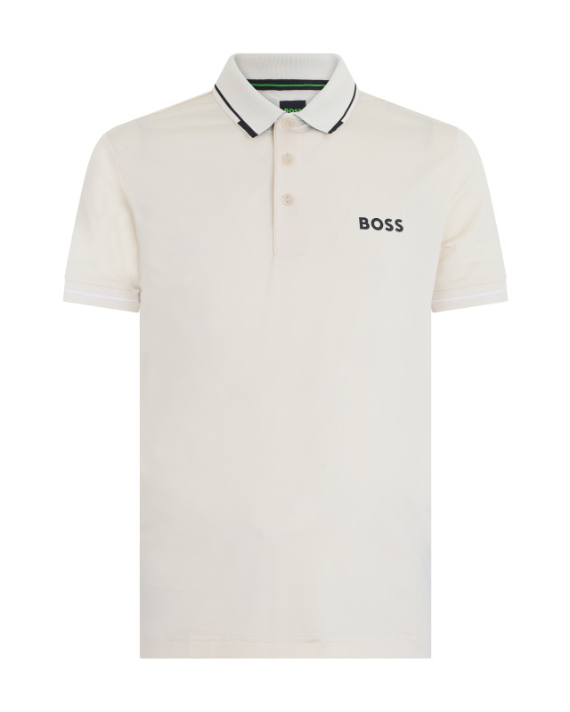 Short sleeve polo with logo