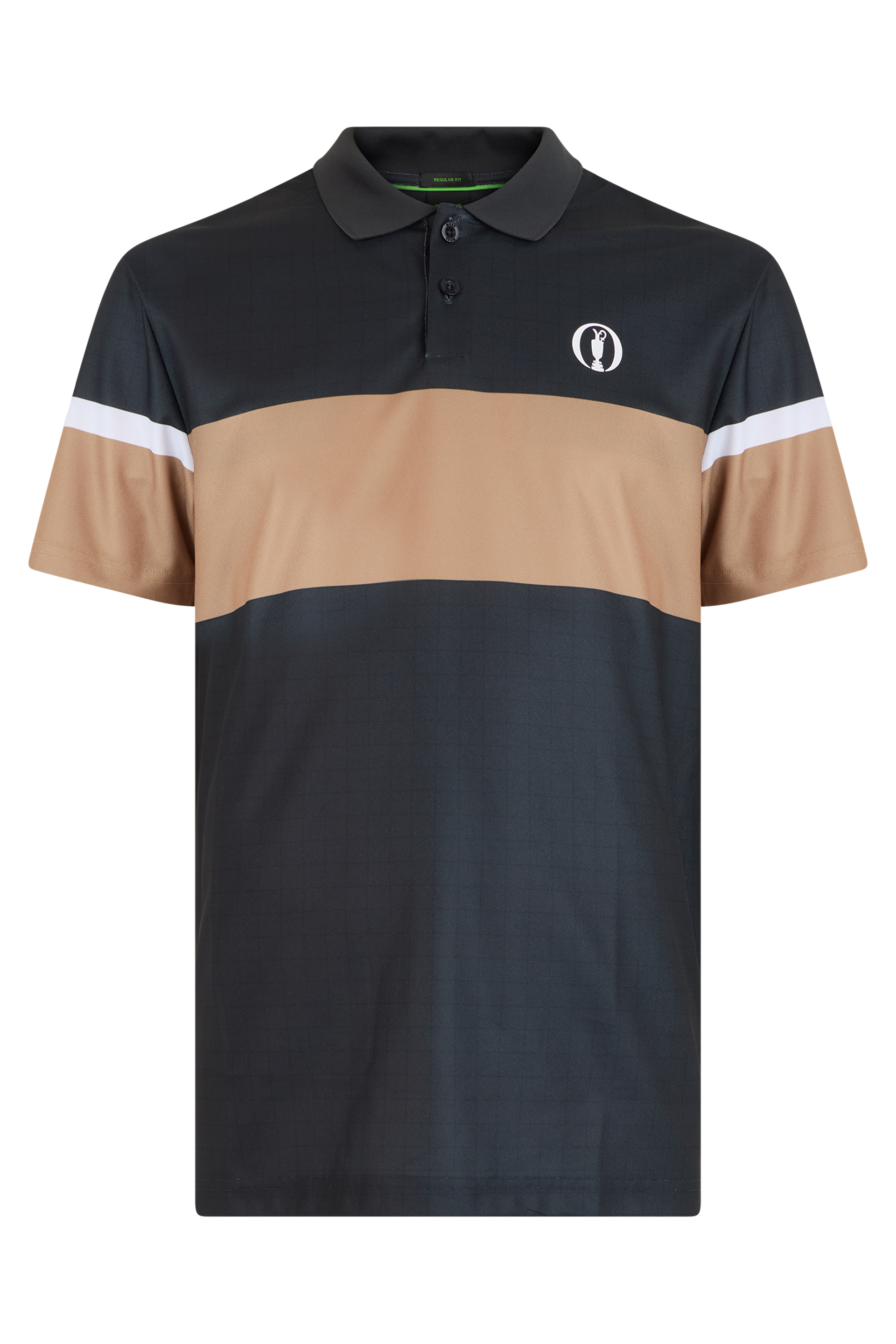 Short-sleeved polo in technical fabric