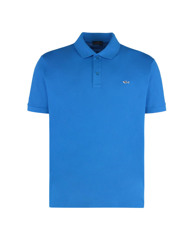 Cotton piqué polo shirt