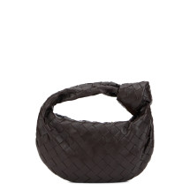 Mini Jodie bag in woven leather