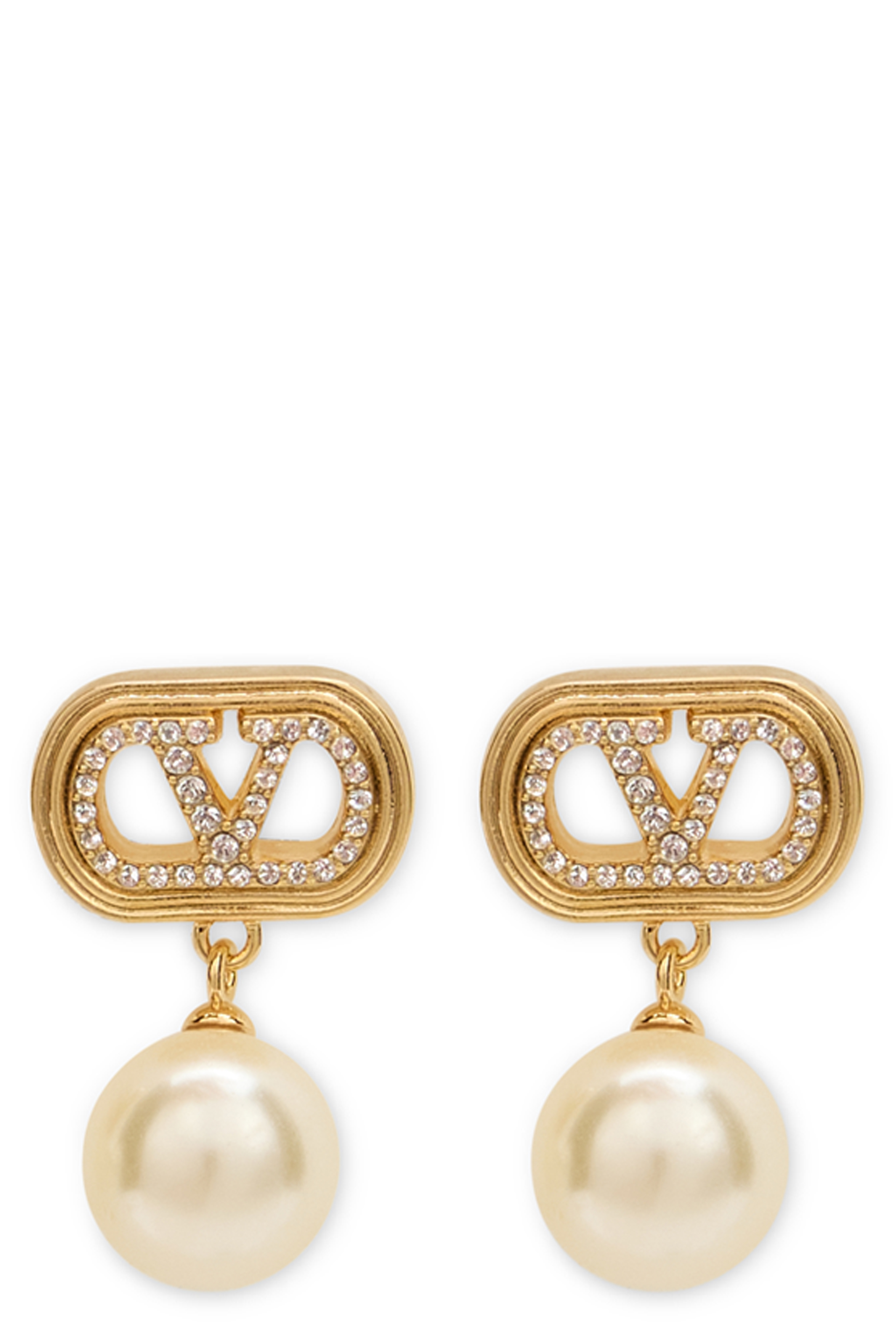 Earrings with Pendant Pearl