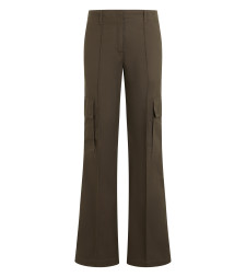 Flared pants with pockets